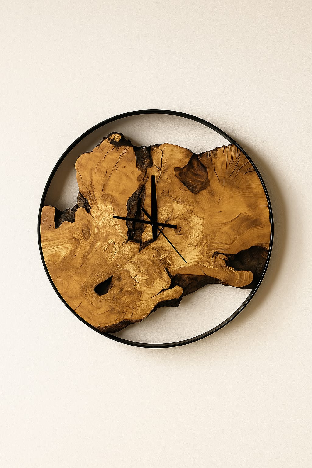 Orologio in ulivo